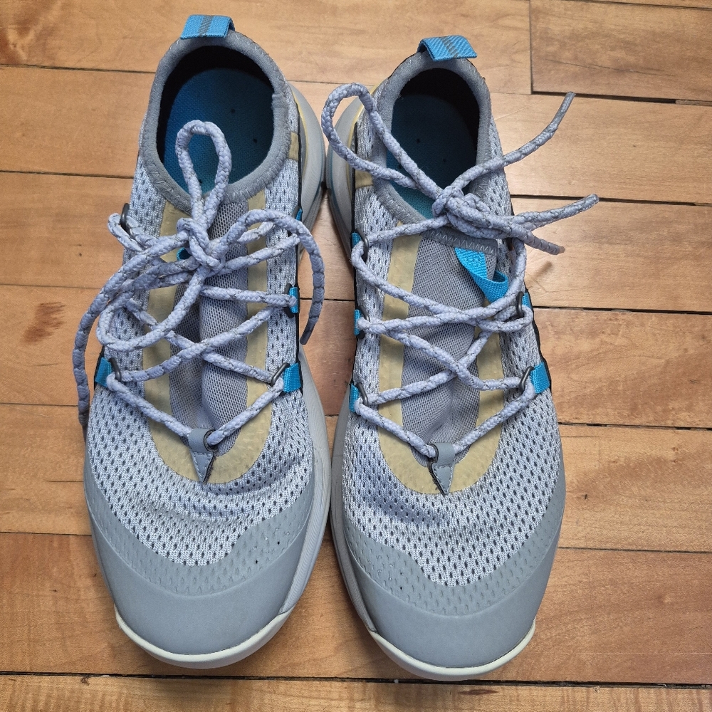 Danner Womens Rivercomber 3 in. Shoe Wild Dove / Bright Blue Sz 7.5 - Picture 6 of 12